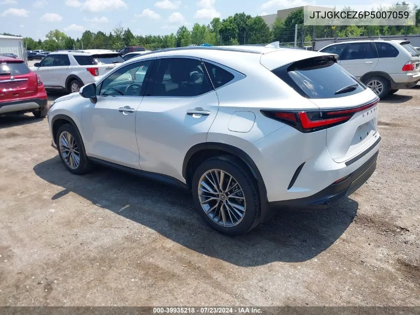 2023 Lexus Nx 350H Premium VIN: JTJGKCEZ6P5007059 Lot: 39935218