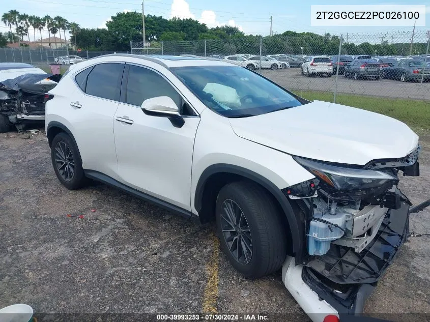 2T2GGCEZ2PC026100 2023 Lexus Nx 350 Premium