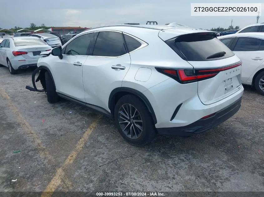 2T2GGCEZ2PC026100 2023 Lexus Nx 350 Premium