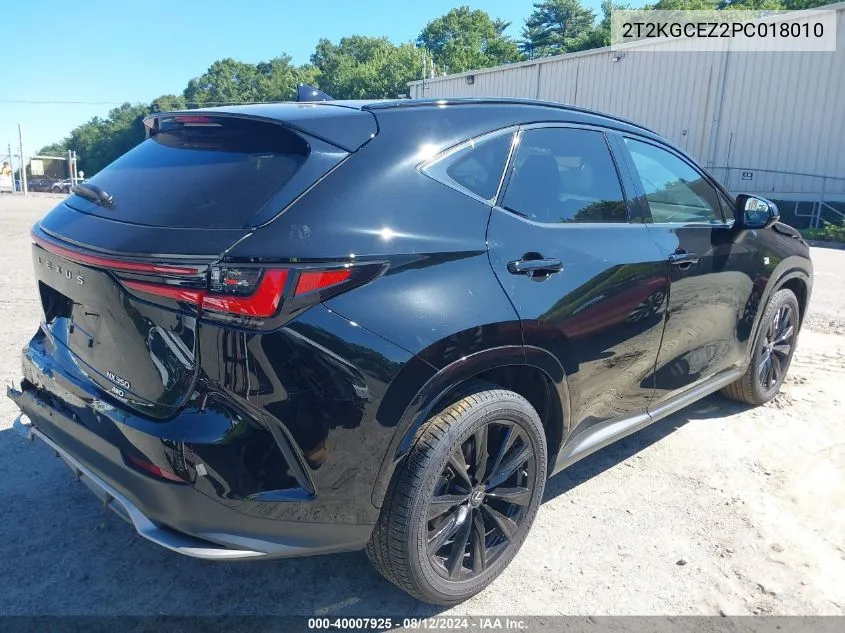 2023 Lexus Nx 350 F Sport Handling VIN: 2T2KGCEZ2PC018010 Lot: 40007925