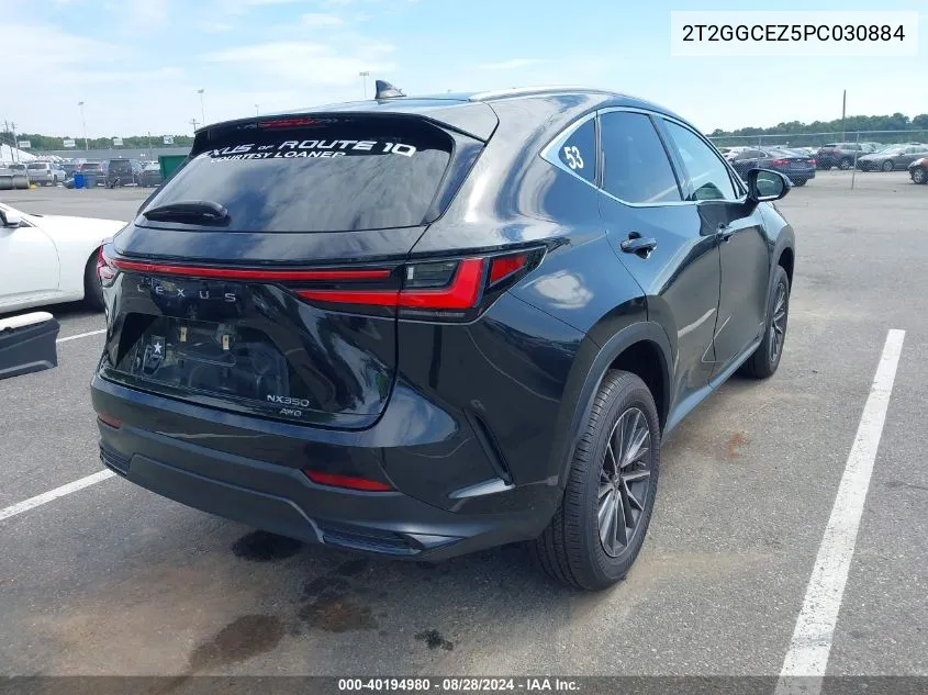 2023 Lexus Nx 350 Premium VIN: 2T2GGCEZ5PC030884 Lot: 40194980