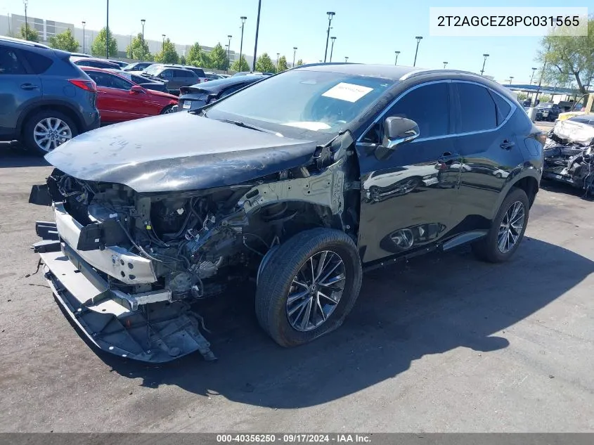 2023 Lexus Nx 350 VIN: 2T2AGCEZ8PC031565 Lot: 40356250