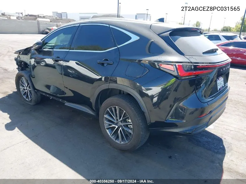 2023 Lexus Nx 350 VIN: 2T2AGCEZ8PC031565 Lot: 40356250