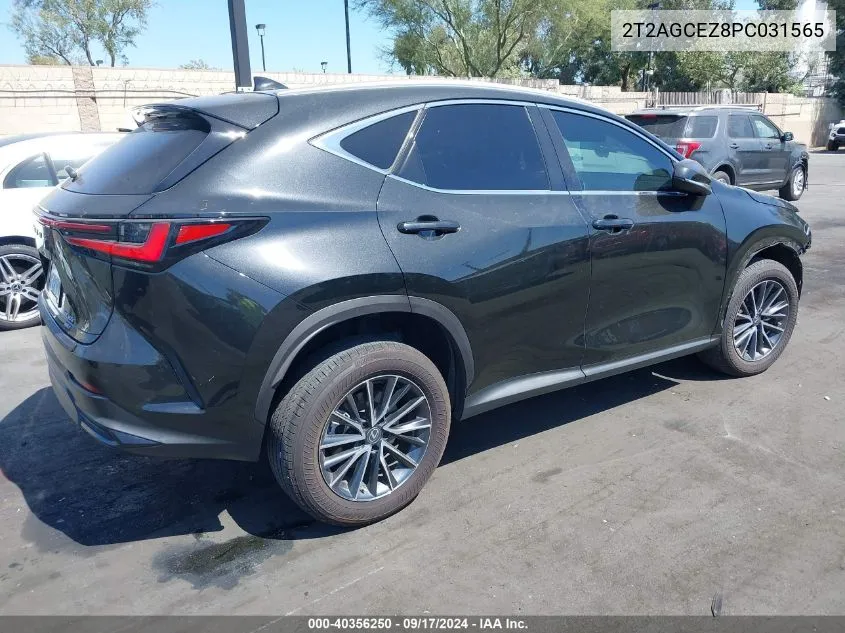 2023 Lexus Nx 350 VIN: 2T2AGCEZ8PC031565 Lot: 40356250