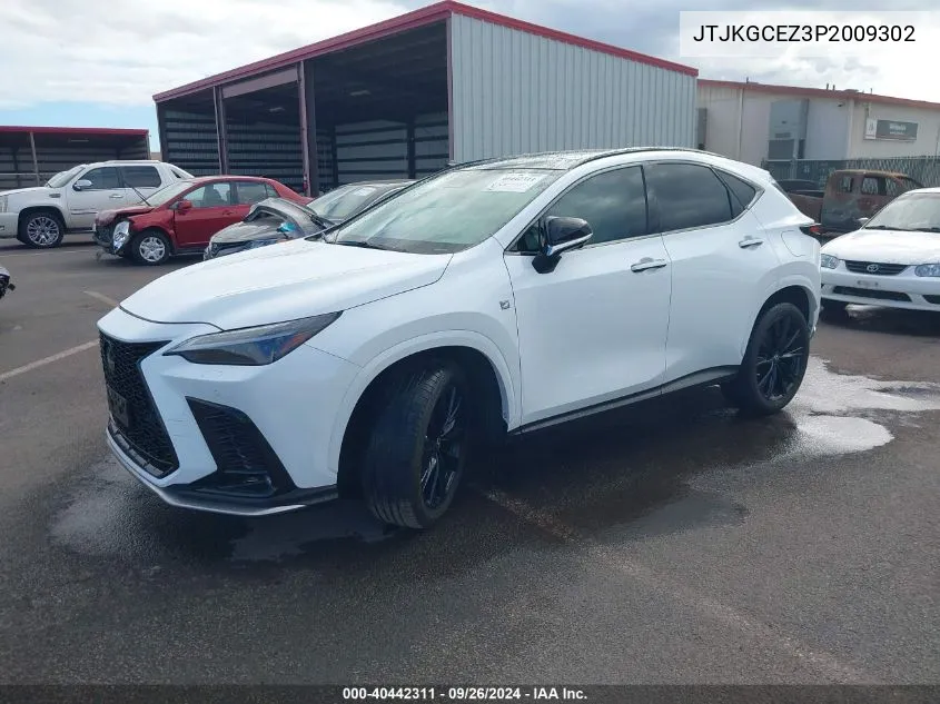 2023 Lexus Nx 350 F Sport Handling VIN: JTJKGCEZ3P2009302 Lot: 40442311