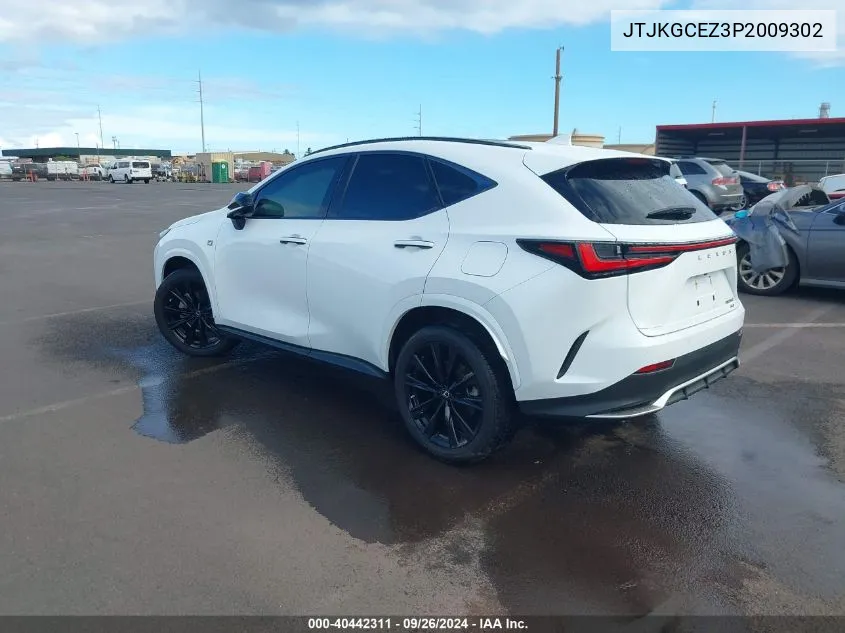 2023 Lexus Nx 350 F Sport Handling VIN: JTJKGCEZ3P2009302 Lot: 40442311