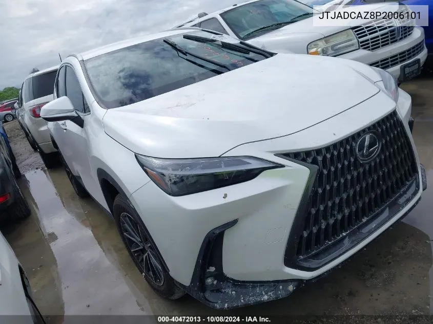 2023 Lexus Nx 250 VIN: JTJADCAZ8P2006101 Lot: 40472013