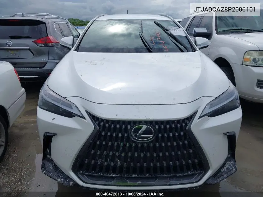 2023 Lexus Nx 250 VIN: JTJADCAZ8P2006101 Lot: 40472013