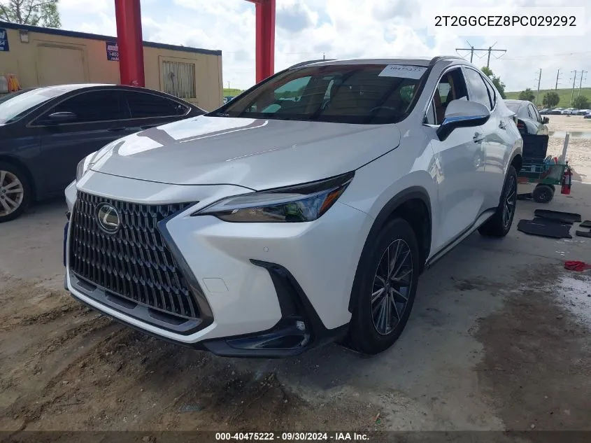 2023 Lexus Nx 350 VIN: 2T2GGCEZ8PC029292 Lot: 40475222