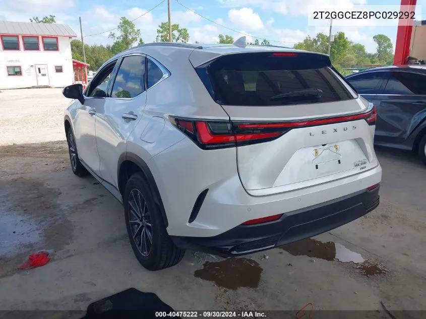 2023 Lexus Nx 350 VIN: 2T2GGCEZ8PC029292 Lot: 40475222