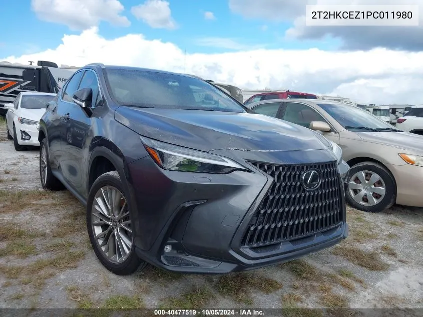 2023 Lexus Nx 350H VIN: 2T2HKCEZ1PC011980 Lot: 40477519