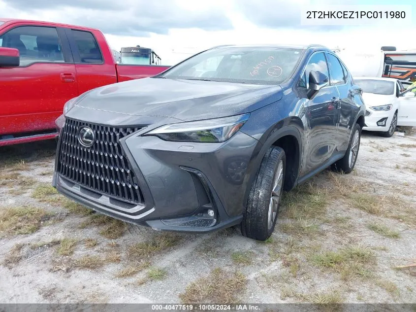 2023 Lexus Nx 350H VIN: 2T2HKCEZ1PC011980 Lot: 40477519