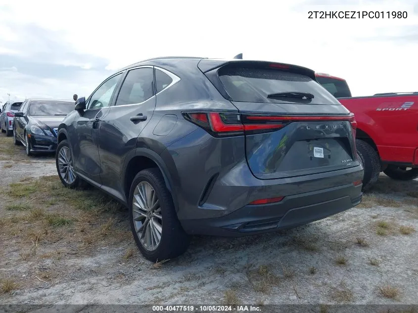 2023 Lexus Nx 350H VIN: 2T2HKCEZ1PC011980 Lot: 40477519