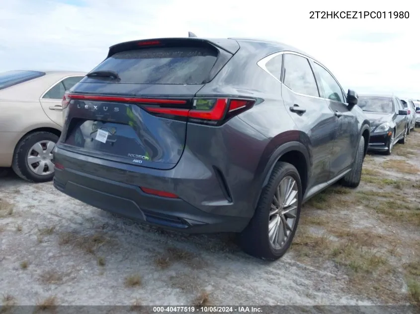 2023 Lexus Nx 350H VIN: 2T2HKCEZ1PC011980 Lot: 40477519