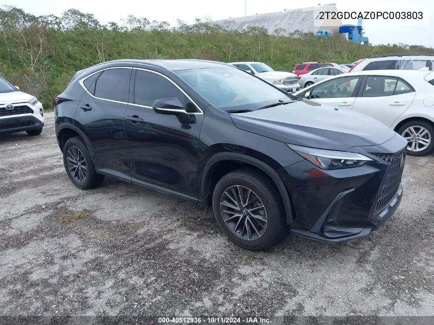 2023 Lexus Nx 250 VIN: 2T2GDCAZ0PC003803 Lot: 40512936