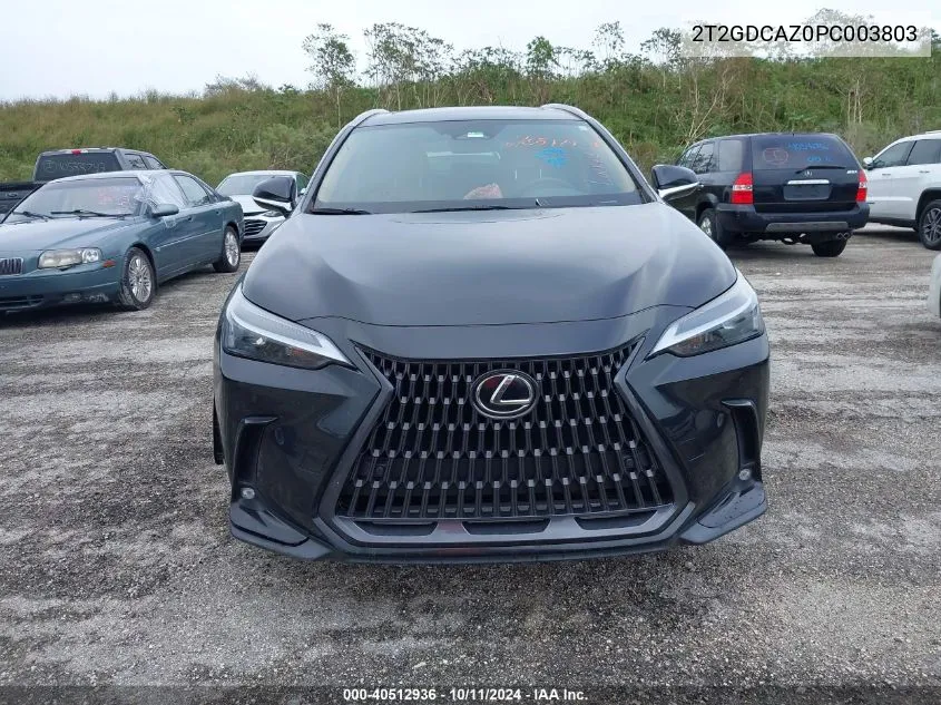 2023 Lexus Nx 250 VIN: 2T2GDCAZ0PC003803 Lot: 40512936