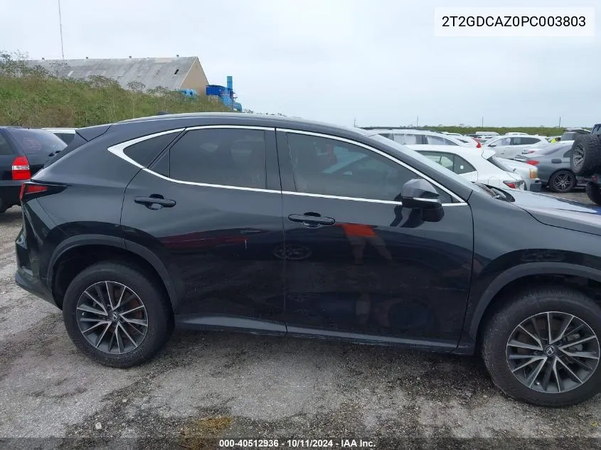 2023 Lexus Nx 250 VIN: 2T2GDCAZ0PC003803 Lot: 40512936