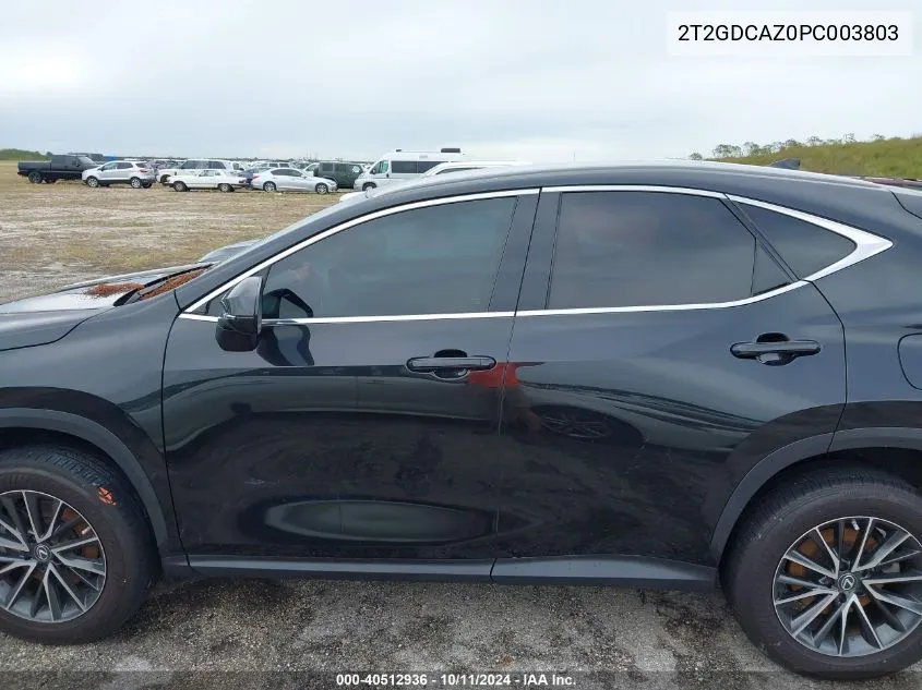 2023 Lexus Nx 250 VIN: 2T2GDCAZ0PC003803 Lot: 40512936