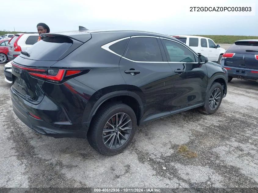 2023 Lexus Nx 250 VIN: 2T2GDCAZ0PC003803 Lot: 40512936