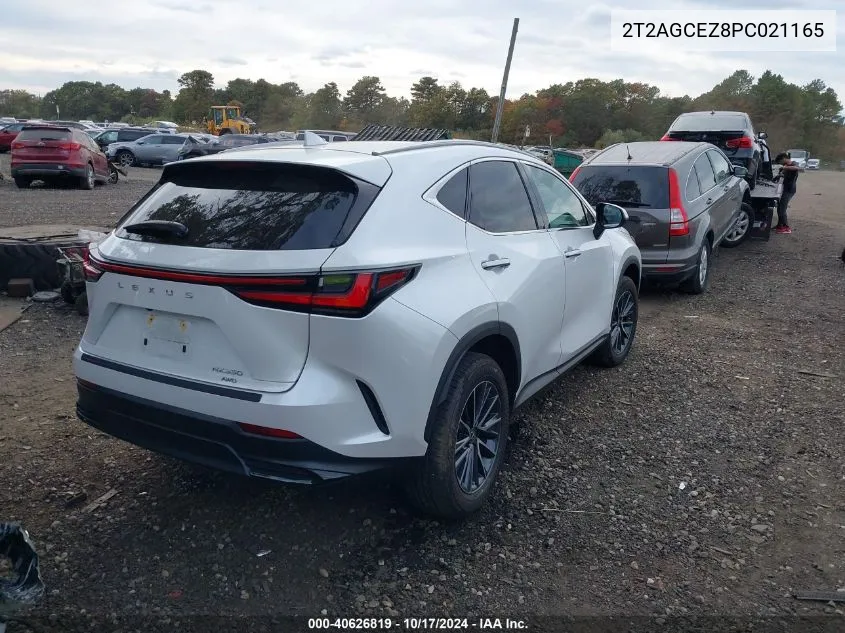 2023 Lexus Nx 350 VIN: 2T2AGCEZ8PC021165 Lot: 40626819