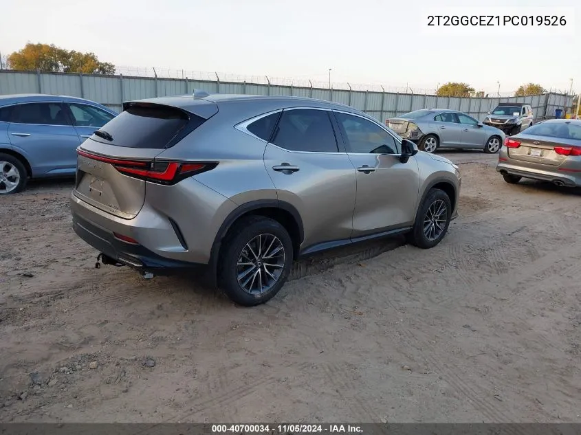 2023 Lexus Nx 350 Premium VIN: 2T2GGCEZ1PC019526 Lot: 40700034