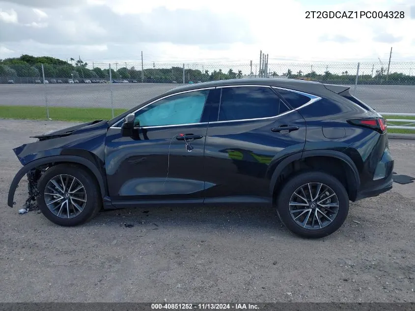 2023 Lexus Nx 250 Premium VIN: 2T2GDCAZ1PC004328 Lot: 40851252