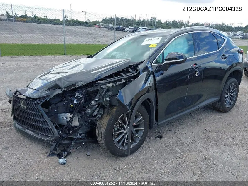 2023 Lexus Nx 250 Premium VIN: 2T2GDCAZ1PC004328 Lot: 40851252