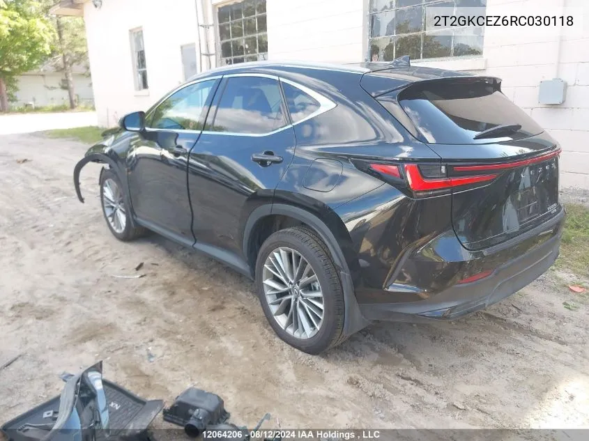 2024 Lexus Nx 350H 350H VIN: 2T2GKCEZ6RC030118 Lot: 12064206