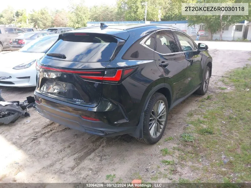 2024 Lexus Nx 350H 350H VIN: 2T2GKCEZ6RC030118 Lot: 12064206