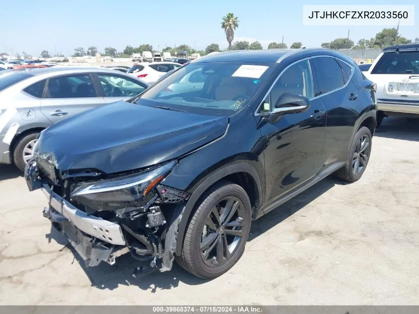 2024 Lexus Nx 450H+ Luxury VIN: JTJHKCFZXR2033560 Lot: 39868374