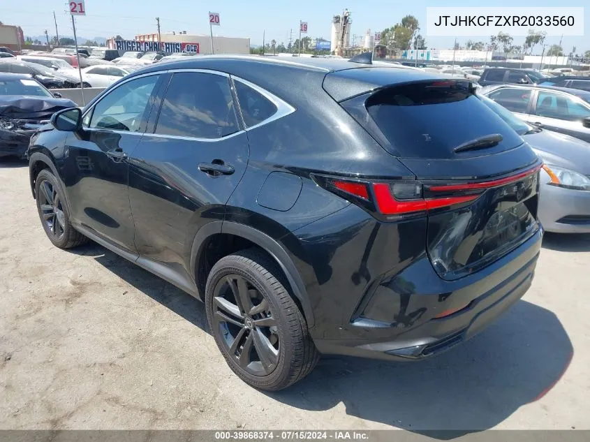 2024 Lexus Nx 450H+ Luxury VIN: JTJHKCFZXR2033560 Lot: 39868374