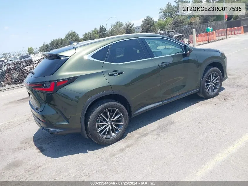 2T2GKCEZ3RC017536 2024 Lexus Nx 350H Premium