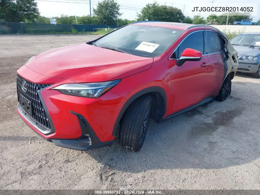 2024 Lexus Nx 350 Premium VIN: JTJGGCEZ8R2014052 Lot: 39950752