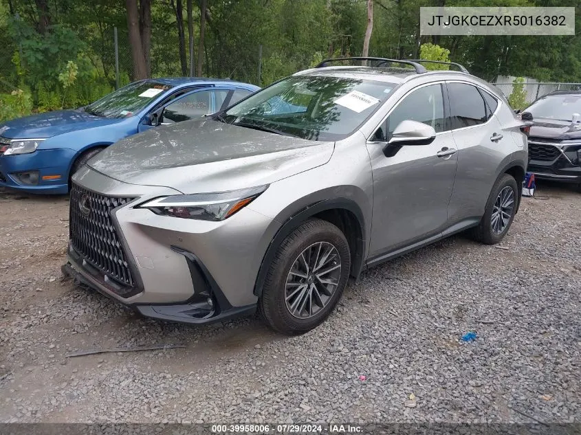 2024 Lexus Nx 350H Premium VIN: JTJGKCEZXR5016382 Lot: 39958006