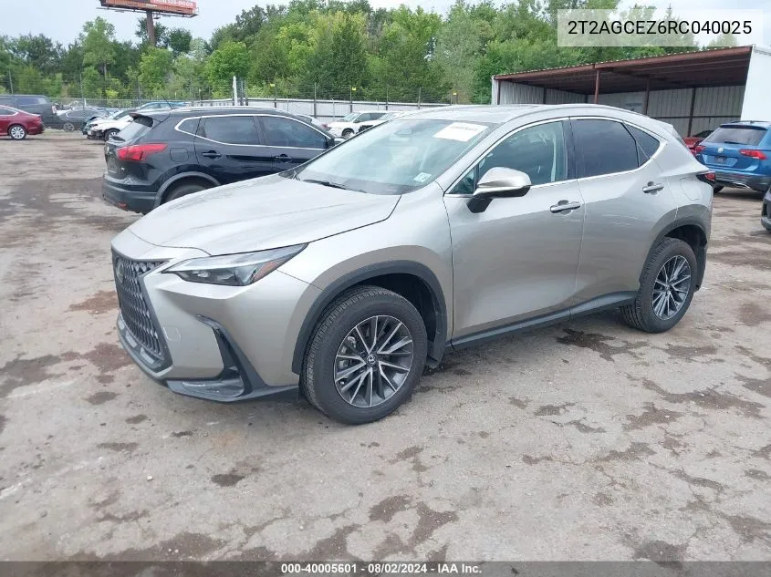 2T2AGCEZ6RC040025 2024 Lexus Nx 350