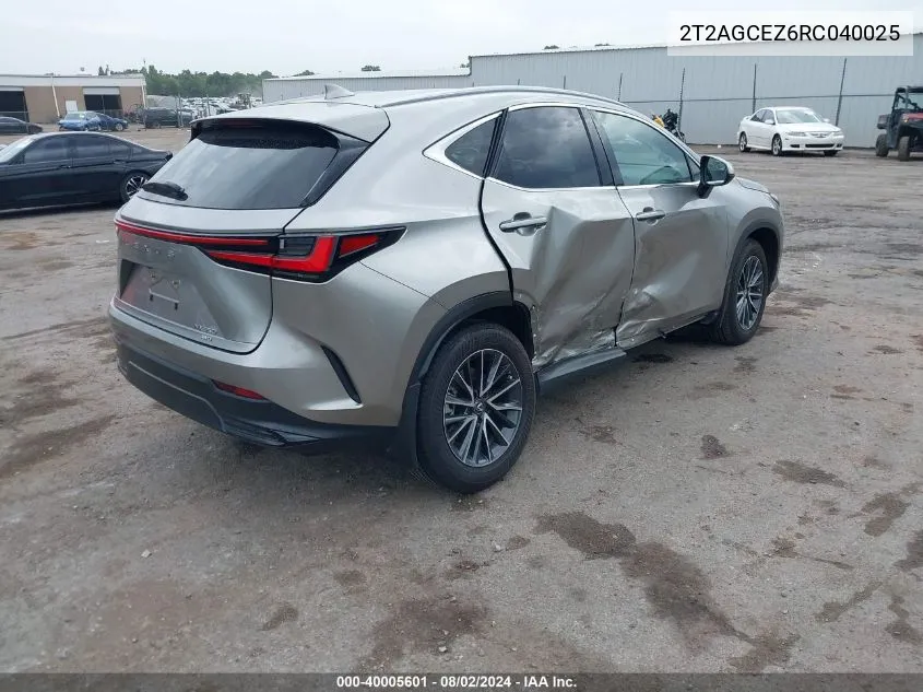 2T2AGCEZ6RC040025 2024 Lexus Nx 350