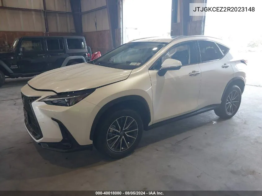 2024 Lexus Nx 350H Base/350H Premium/350H Luxury VIN: JTJGKCEZ2R2023148 Lot: 40018080