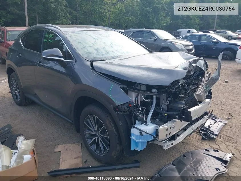 2024 Lexus Nx 350H Premium VIN: 2T2GKCEZ4RC030764 Lot: 40118090