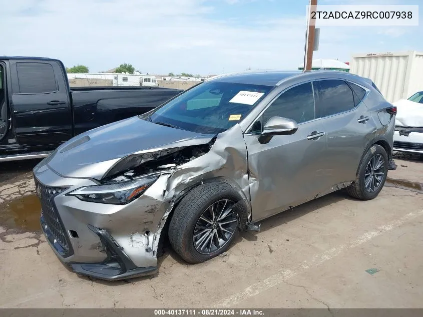 2T2ADCAZ9RC007938 2024 Lexus Nx 250