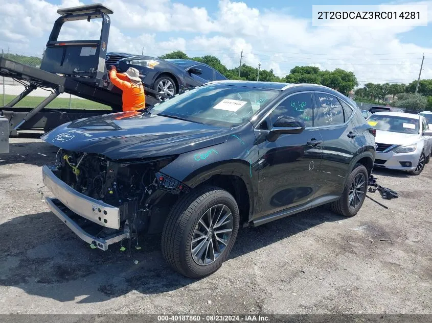 2T2GDCAZ3RC014281 2024 Lexus Nx 250 Premium