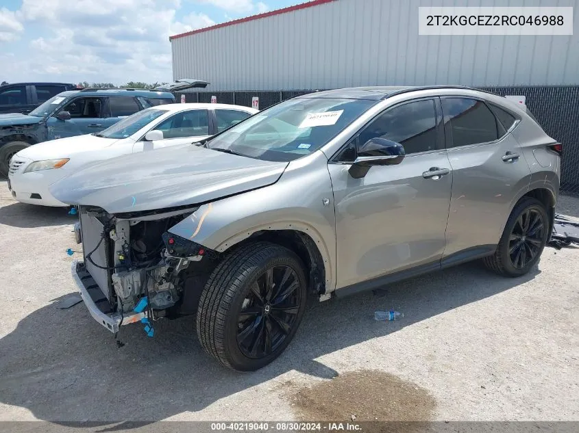 2T2KGCEZ2RC046988 2024 Lexus Nx 350 F Sport Handling