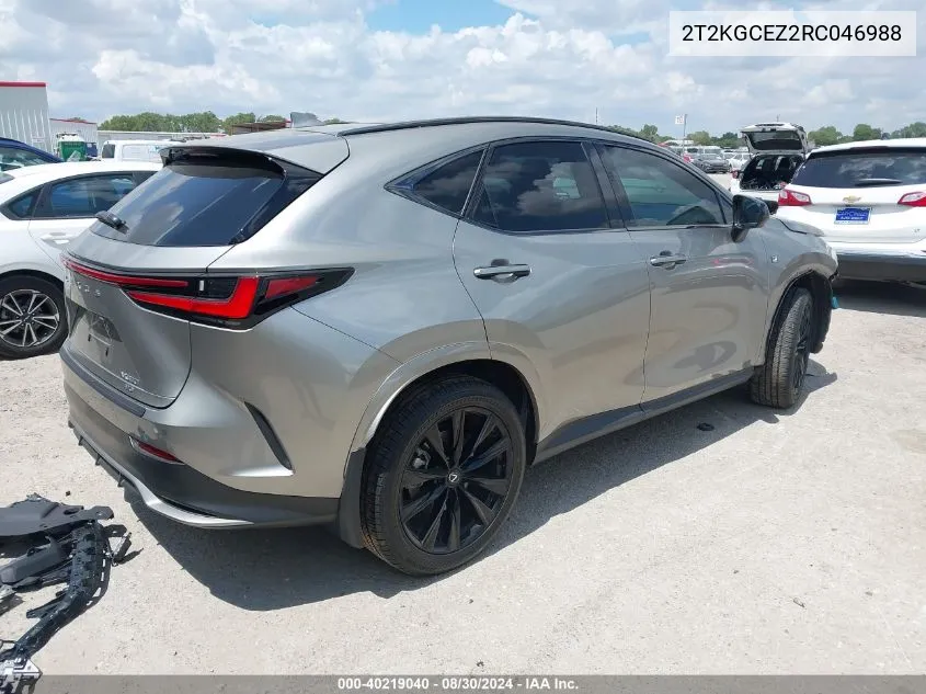 2T2KGCEZ2RC046988 2024 Lexus Nx 350 F Sport Handling