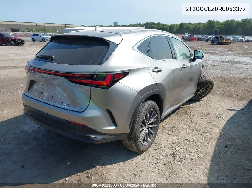 2024 Lexus Nx 350 Premium VIN: 2T2GGCEZ0RC053377 Lot: 40228808