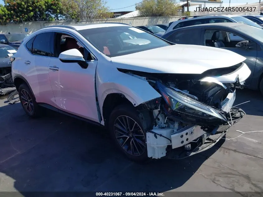 2024 Lexus Nx 350 VIN: JTJAGCEZ4R5006437 Lot: 40231067