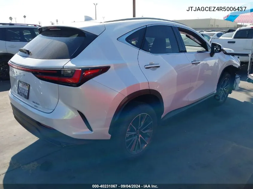 2024 Lexus Nx 350 VIN: JTJAGCEZ4R5006437 Lot: 40231067