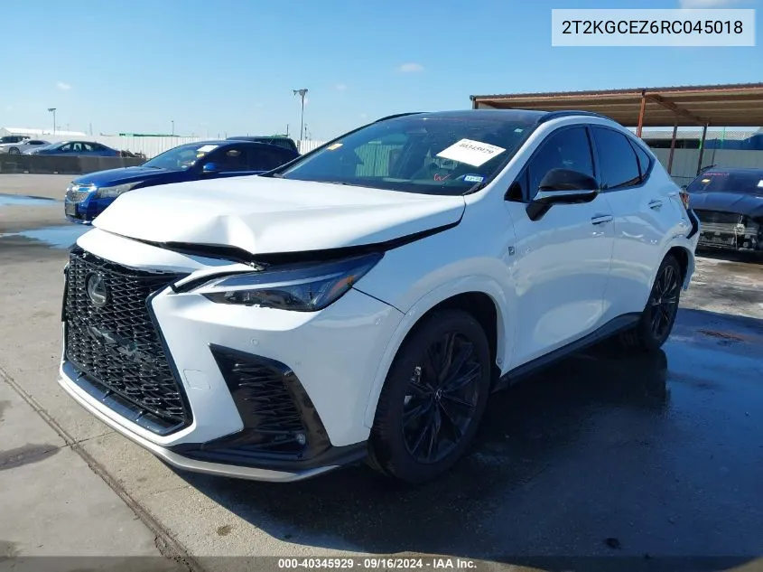 2T2KGCEZ6RC045018 2024 Lexus Nx 350 F Sport Handling