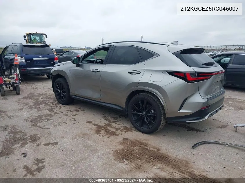 2T2KGCEZ6RC046007 2024 Lexus Nx 350 F Sport Handling