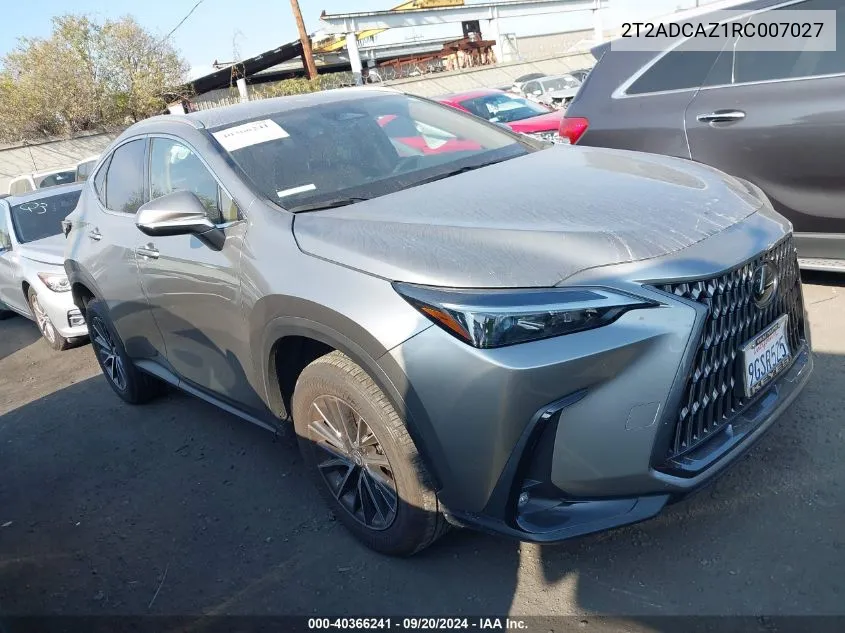 2T2ADCAZ1RC007027 2024 Lexus Nx 250