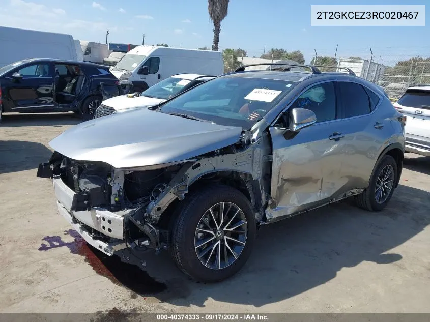 2T2GKCEZ3RC020467 2024 Lexus Nx 350H Premium