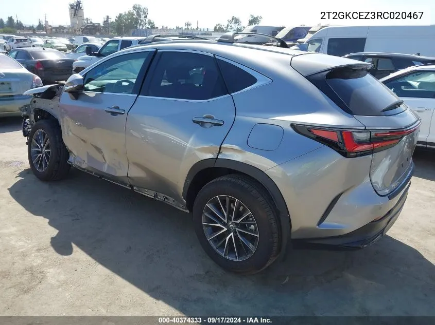 2T2GKCEZ3RC020467 2024 Lexus Nx 350H Premium